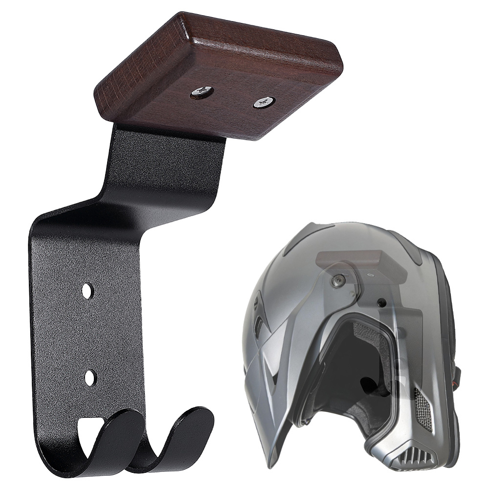 Motorcycle Gear Display Rack - Black Motorcycle Helmet Holder Helmet Wall