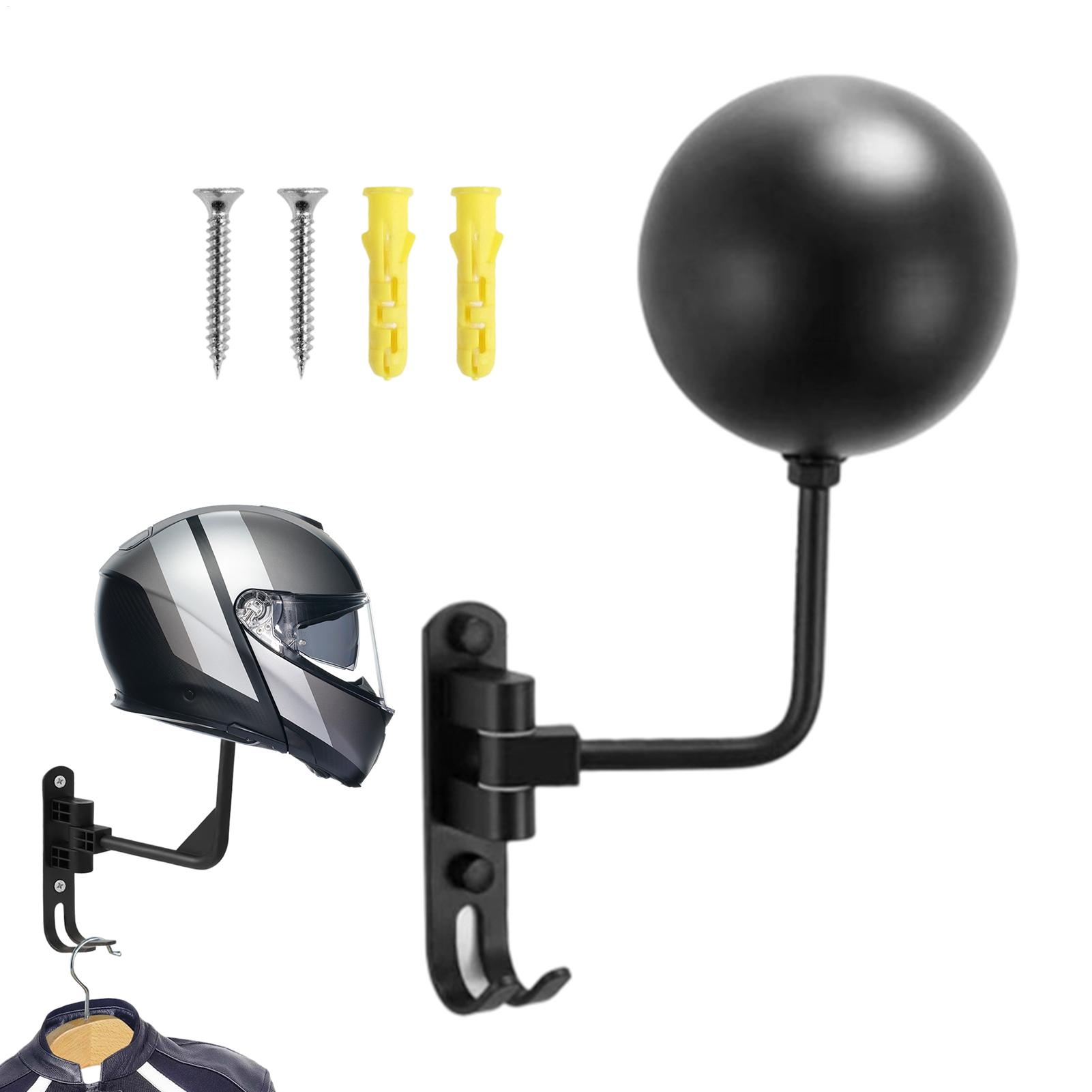 Motorcycle Gear Organizer - Motorcycle Helmet Rack Wall Mounted Organizer