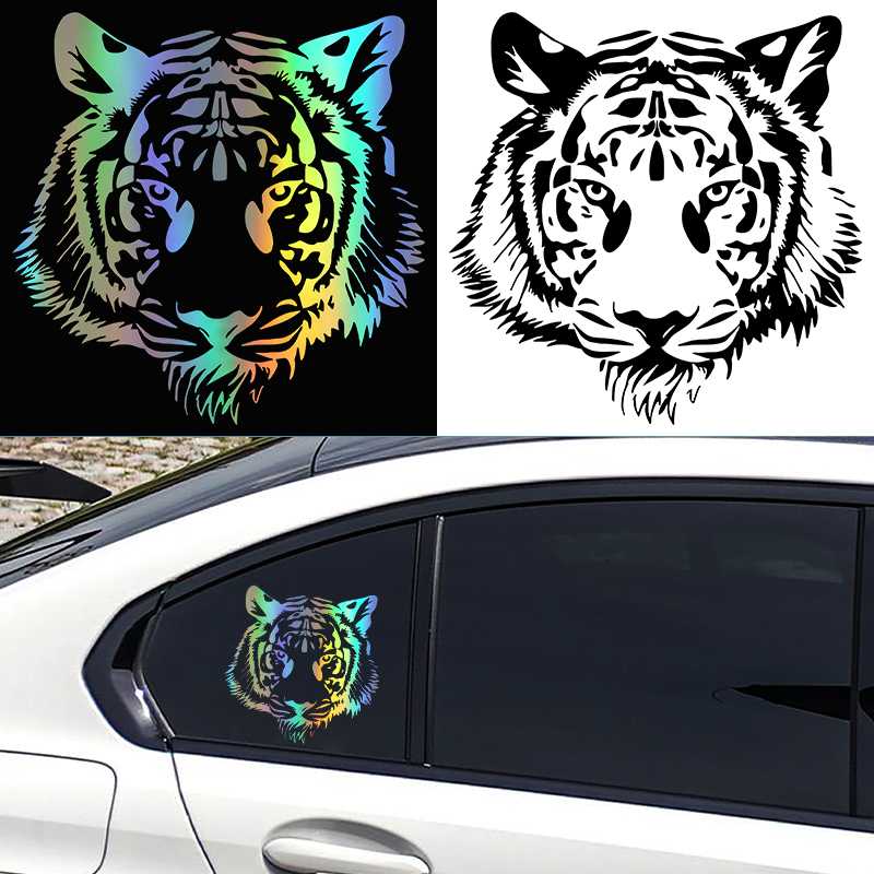 Motorcycle Gear Equipment - G217 20*20CM POWERFUL TIGER HEAD Personality