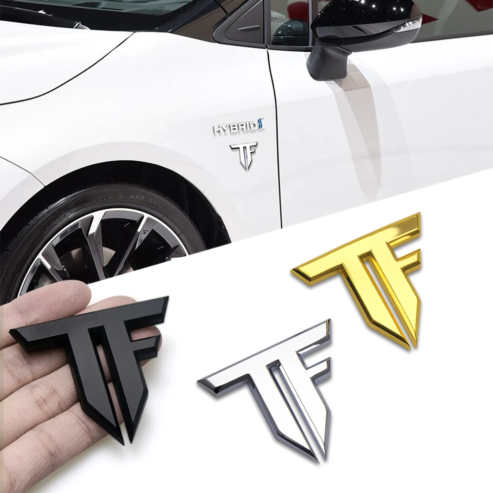 1pc 3D Metal TF Emblem Badge C - Motorcycle Gear Icon recension och pris