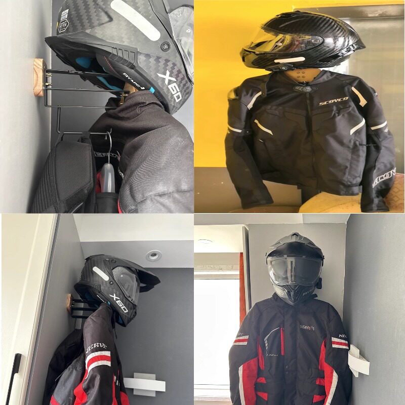 Wall Mount Tactical Gear Rack  - Motorcycle Gear Display Rack recension och pris