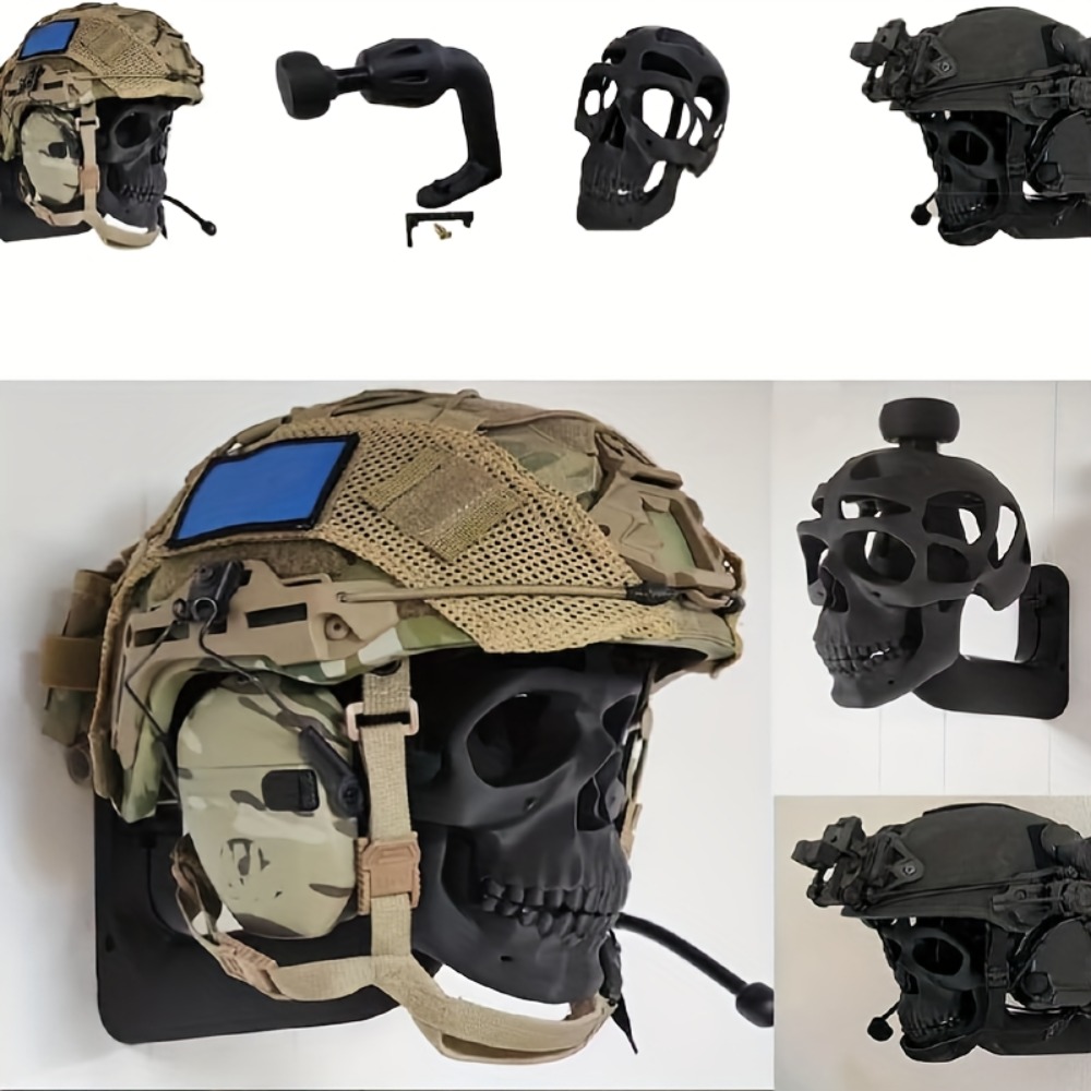 Durable 3D Skull Helmet Displa - Motorcycle Gear Display Rack recension och pris