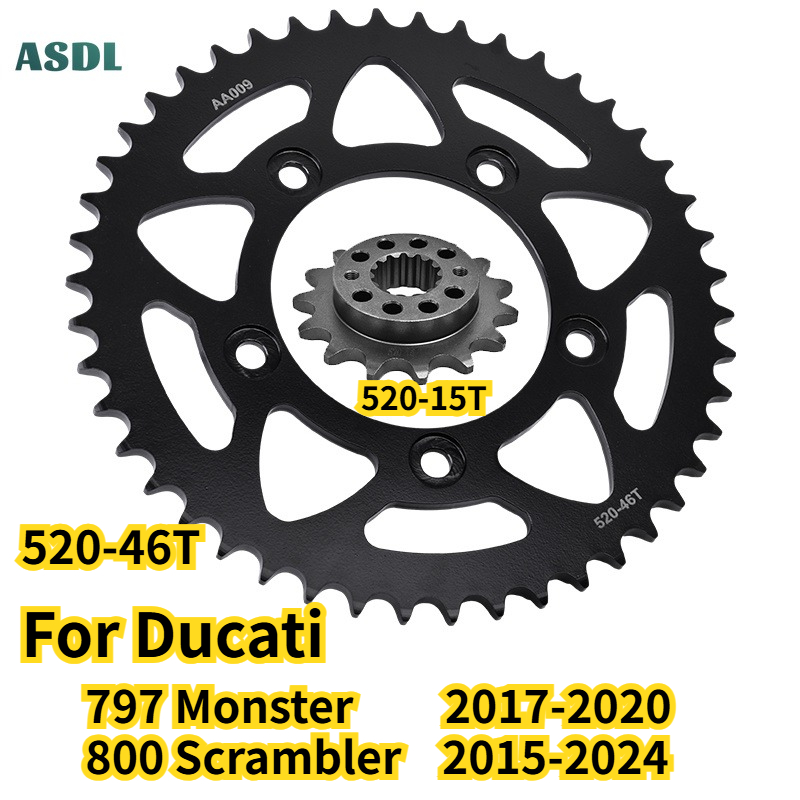 520 46T 15T Motorcycle Front R - Motorcycle Gear Icon recension och pris