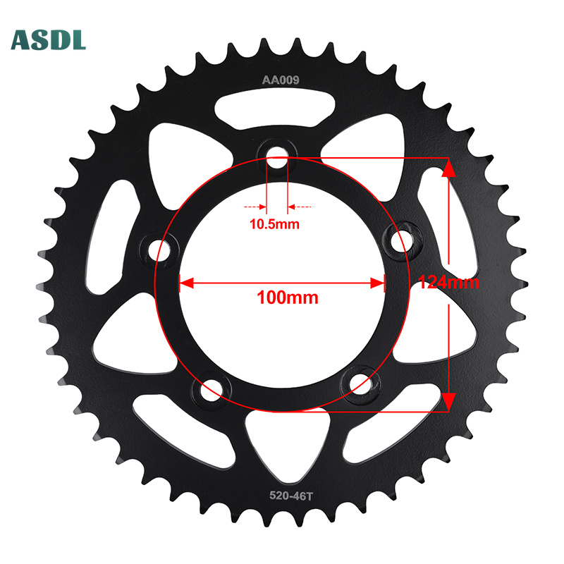 520 46T 15T Motorcycle Front R - Motorcycle Gear Icon recension och pris