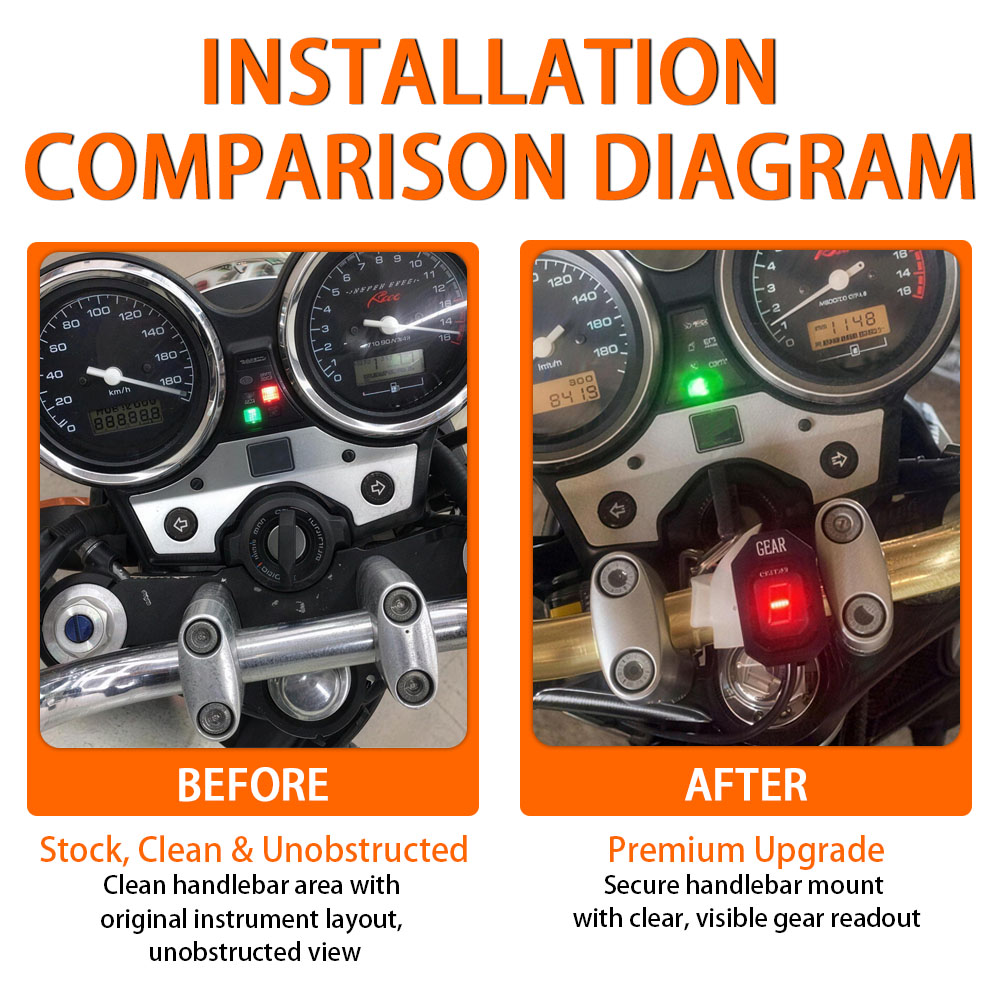 Fit For Universal Motorcycle A - Motorcycle Gear Icon recension och pris