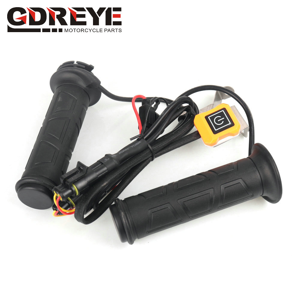 1 Pair Motorcycle Heated Hand  - Handlebar Grip Heated recension och pris
