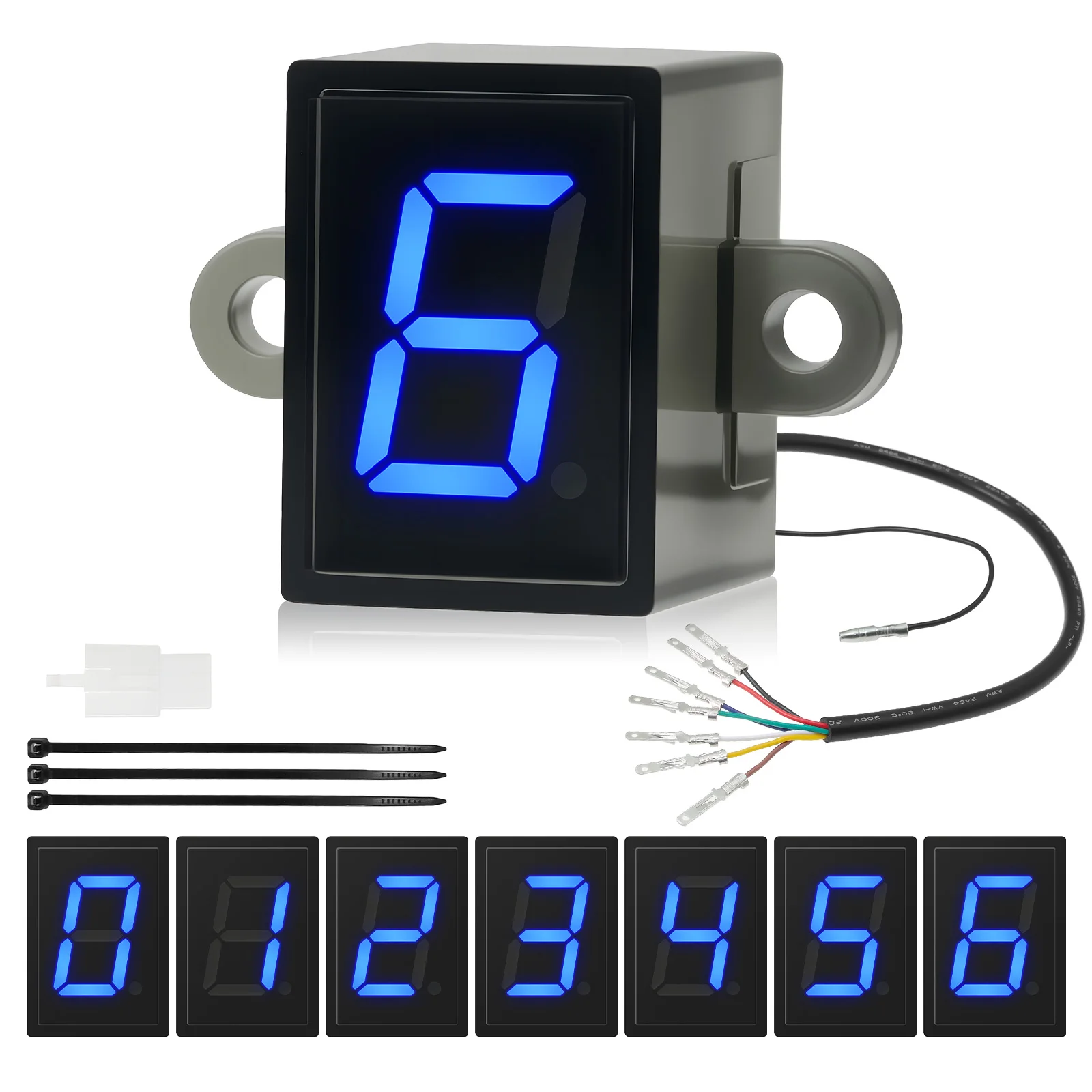 Super 6 Speed Display Universa - Motorcycle Gear Selector recension och pris
