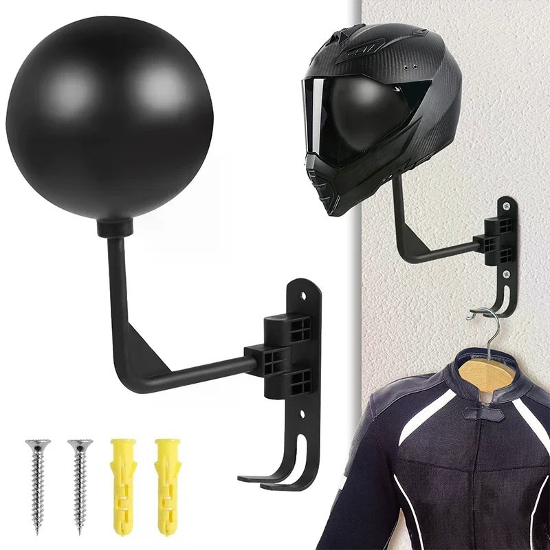 Motorcycle Helmet Rack Wall Mo - Motorcycle Gear Organizer recension och pris