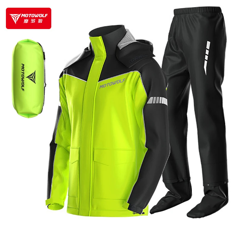 MOTOWOLF Motorcycle Raincoat A - Motorcycle Gear Equipment recension och pris