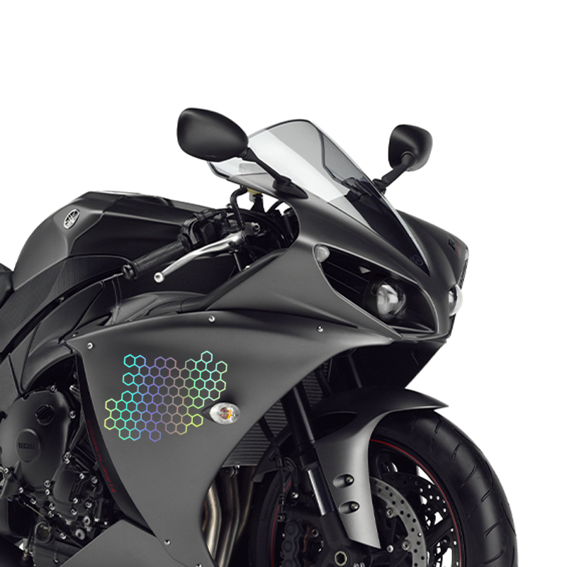 Motorcycle Sticker Honeycomb H - Motorcycle Gear Equipment recension och pris