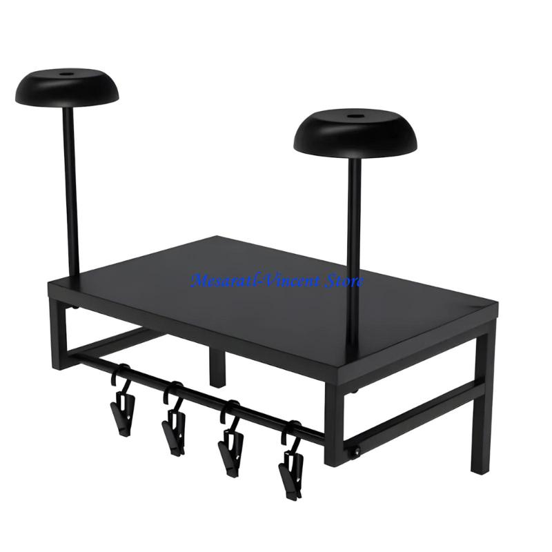 A70F Sturdy Helmet Wall Rack C - Motorcycle Gear Display Rack recension och pris