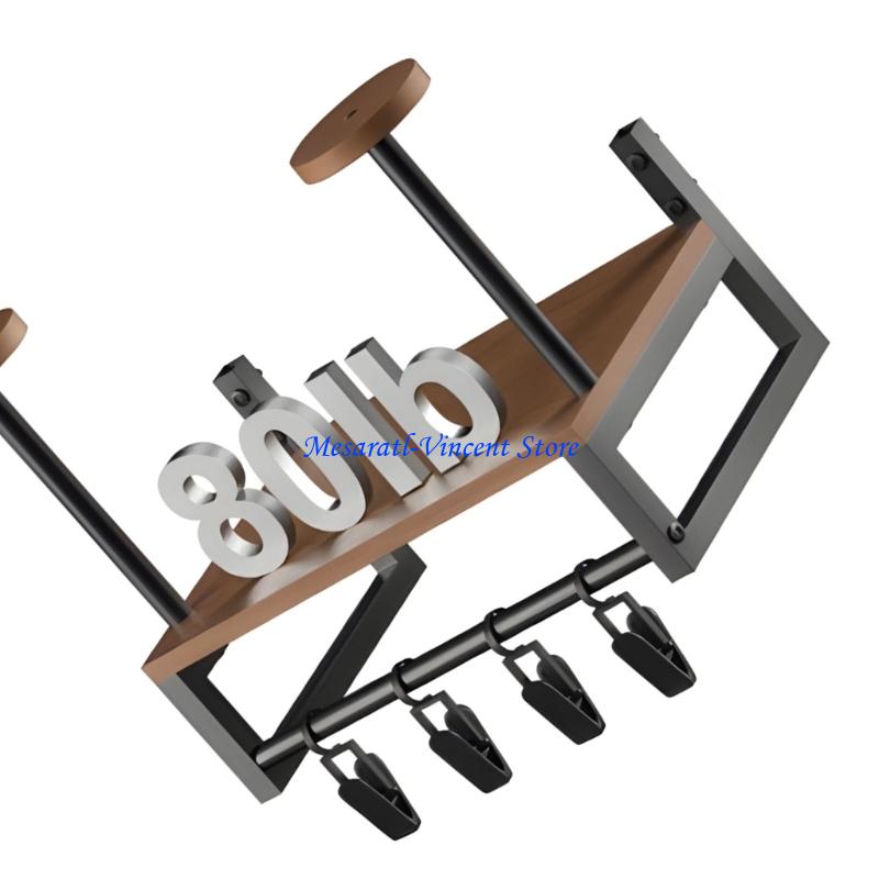 A70F Sturdy Helmet Wall Rack C - Motorcycle Gear Display Rack recension och pris