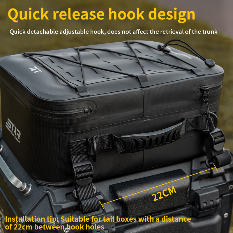 SFK Universal 13L Black Motorc - Motorcycle Gear Organizer recension och pris