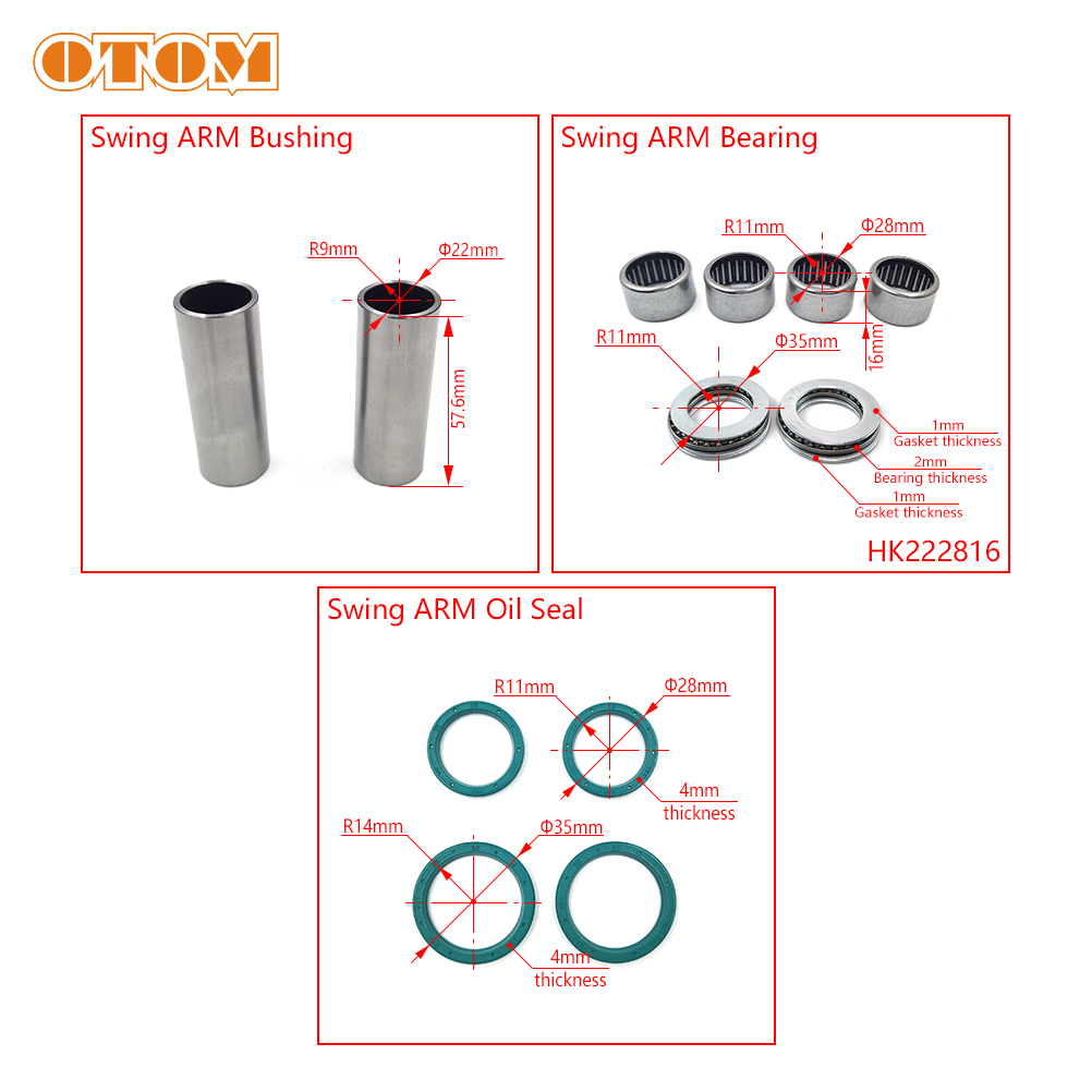 OTOM Motorcycle 2022 Swing Arm - Motorcycle Gear Lever Rubber recension och pris