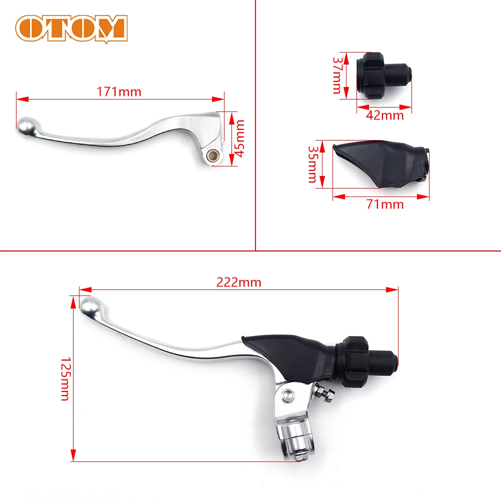 OTOM Motorcycle Clutch Lever A - Motorcycle Gear Lever Rubber recension och pris