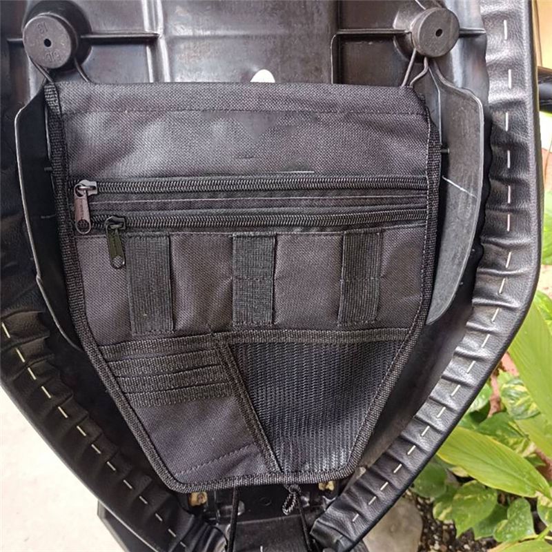 A04E-Gear Motorcycle Seat Bag  - Motorcycle Gear Organizer recension och pris